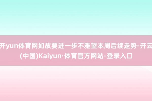 开yun体育网如故要进一步不雅望本周后续走势-开云(中国)Kaiyun·体育官方网站-登录入口